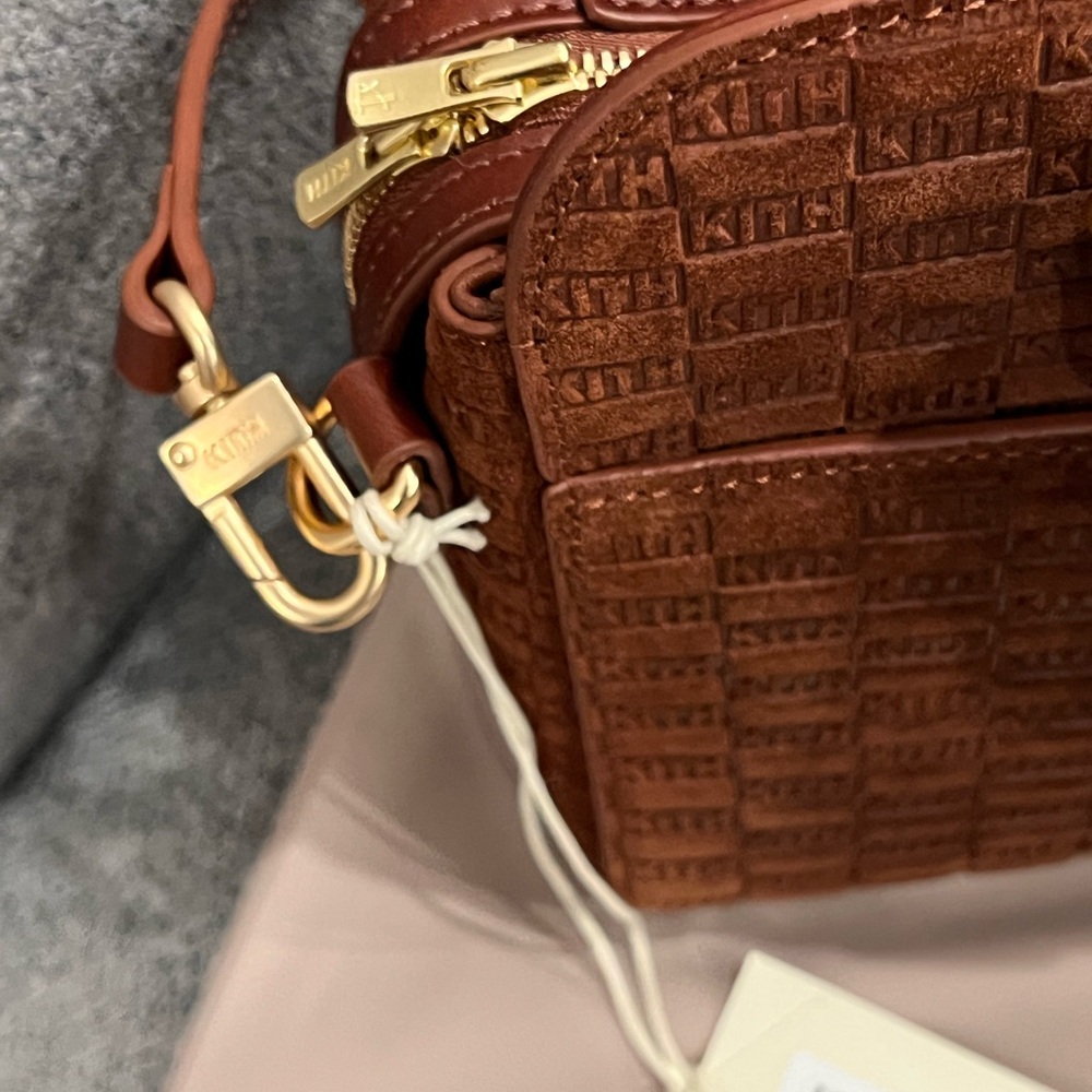 Kith Monogram Suede Mini Document Bag With Long A… - image 8